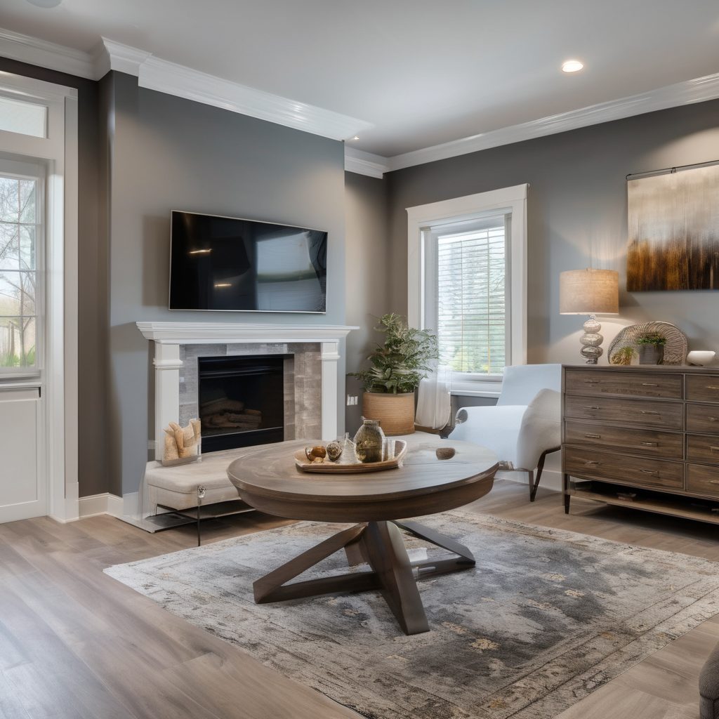 Completed home remodeling project showcasing modern renovation work