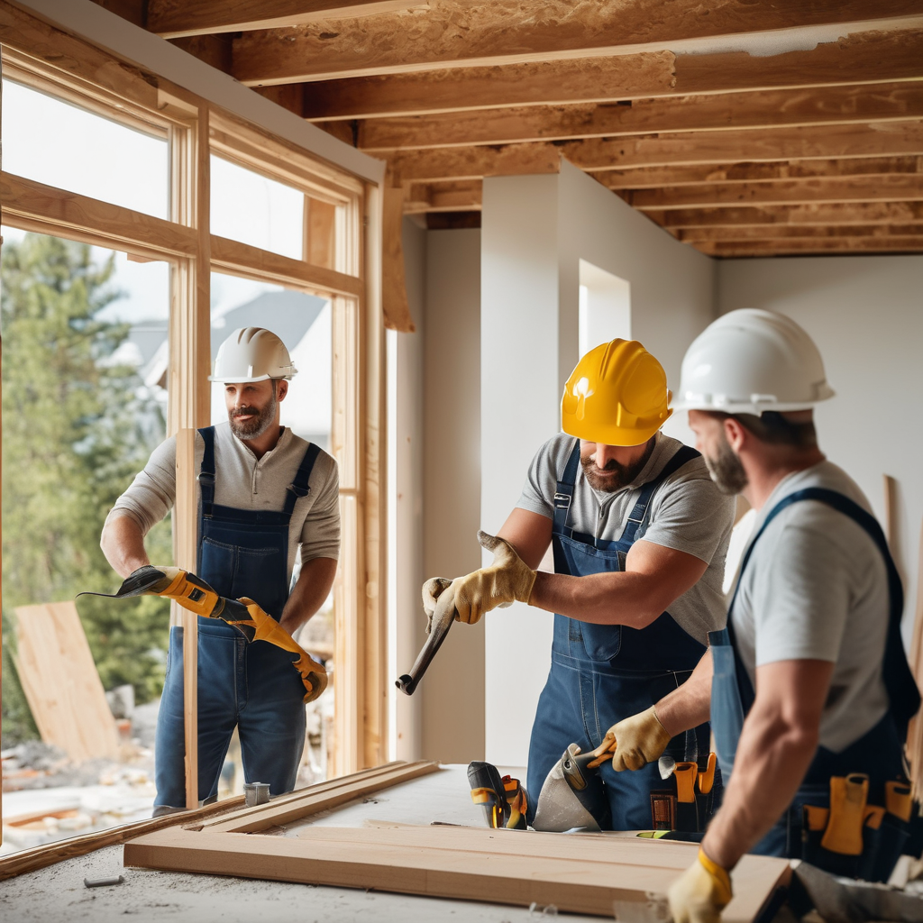 Professional exterior home painters NH working on quality home improvement project